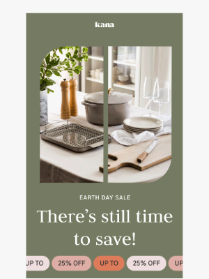 Kana Lifestyle - Still time to save 🌎 Up to 25% off for Earth Day