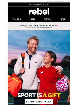 Rebel Sports (Australia) - Gear up Dad with the gift of sport ⚽🏉