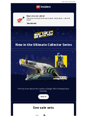 LEGO (United Kingdom) - Celebrate Star Wars™ Day with us