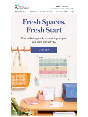 Erin Condren - Clear Space, Clear Mind—Spring Cleaning Made Easy