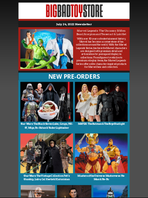 BigBadToyStore - BBTS News: SDCC Wrap-Up: Marvel, Star Wars, G.I. Joe, MAFEX, NECA, MOTU, MMPR, WETA, Super7 & More!