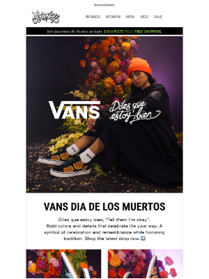 Journeys - Vans Dia De Los Muertos 🌼