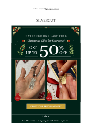 Silvercut - 🎄 Xmas Sale Extension 🎄