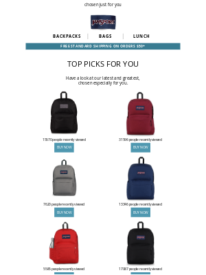 JanSport - Never hurts to look...