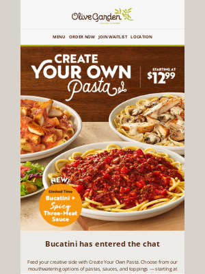 Olive Garden - Craving something new?