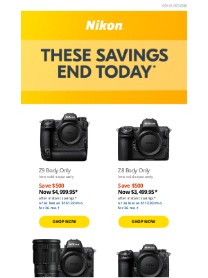 NikonUSA - Final chance to grab these savings