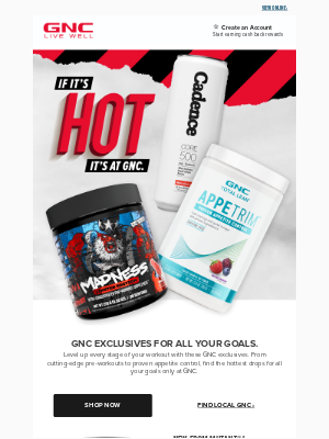 GNC - Too hot to miss 🥵