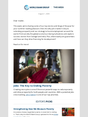 World Bank - Summer reads 2025