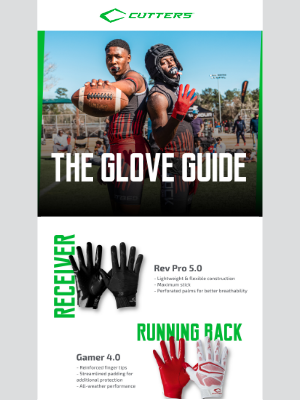 Cutters Sports - The Glove Guide