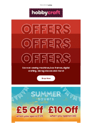 Hobbycraft (United Kingdom) - Big savings for big ideas 😎
