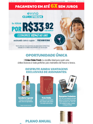Evino (Brazil) - Abriu, ganhou