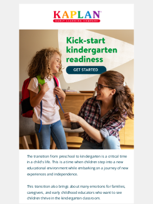 Kaplan Early Learning - Must-have kindergarten readiness tools and resources