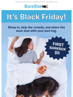 BarkShop - Black Friday | $5 BarkBox