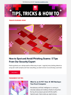 PCMag - Is it a Scam? Here's How to Identify and Avoid Phishing Attempts