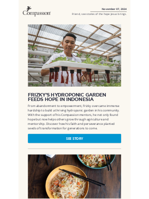 Compassion International - How hydroponics is feeding hope in Indonesia