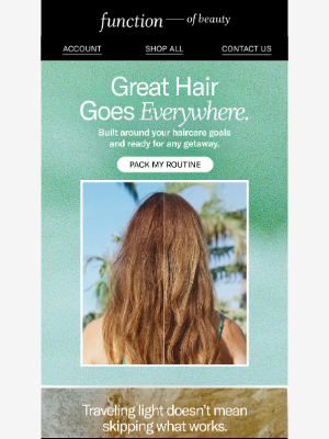 Function of Beauty - Skip Frizz, Not Flights ✈️
