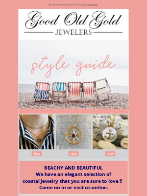 Good Old Gold - Shop our Beautiful Coastal Jewelry!