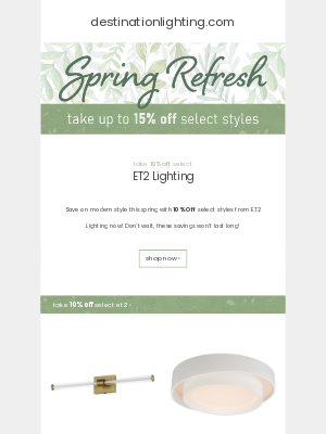 Destination Lighting - Modern Styles for Less