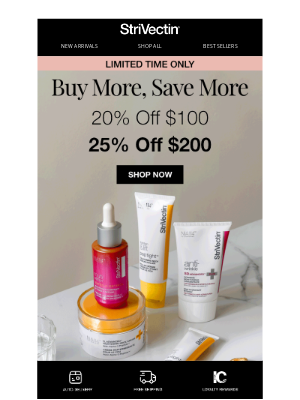 StriVectin - SALE EXTENDED ⚡Last Chance To Save 25%