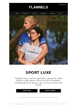 Flannels Fashion (United Kingdom) - Trending: sport luxe