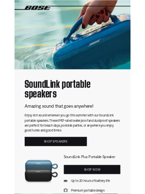 Bose - Shop our rugged portable speakers!