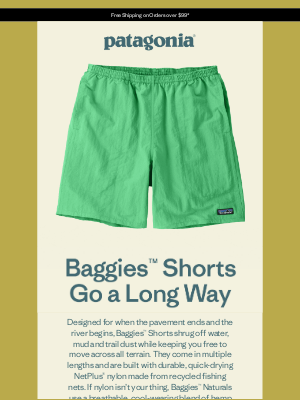Patagonia - If you only had one pair of shorts