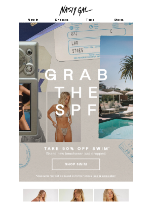 Nasty Gal - Boarding passes, please