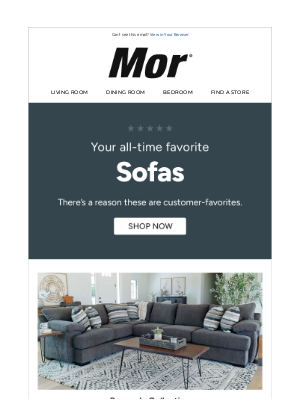 Mor Furniture for Less - Introducing our most-loved sofas