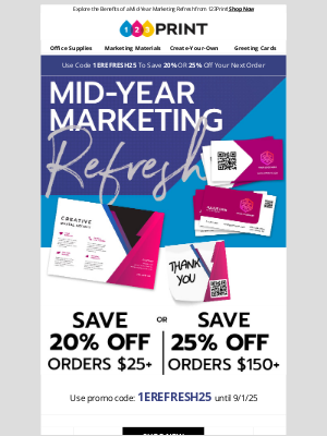 123Print - It's Time to JAZZ Up Your Mid-Year Marketing Ideas: Let's Go!