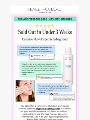 Renee Rouleau Skin Care - Most likely to sell out during the sale ✨
