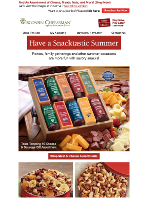 Wisconsin Cheeseman - Summer Snacking Just Got Better!
