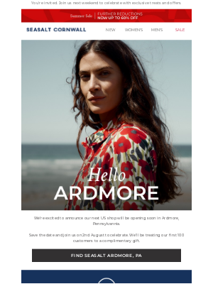 Seasalt Cornwall (United Kingdom) - Hello Ardmore | Our new Seasalt shop