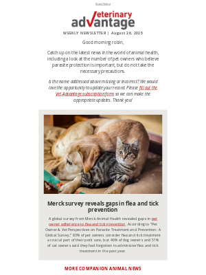 NAVC - Study Reveals Percentage of Pet Owners Who Forget Parasite Protection