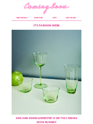 Coming Soon - IT'S FASHION WEEK