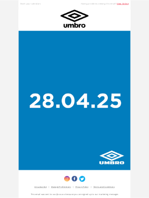 Umbro (United Kingdom) - 28.04.25