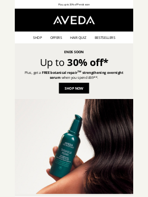 Aveda (United Kingdom) - Wake up to stronger hair