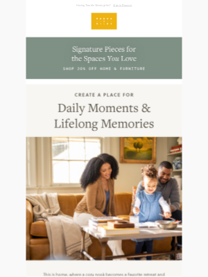 Moore & Giles - *NOW* 20% OFF Everything for Home