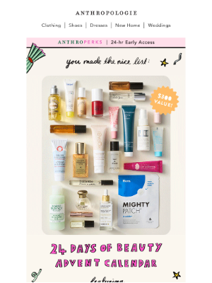 Anthropologie - ✨The Beauty Advent Cal✨ is HERE early.