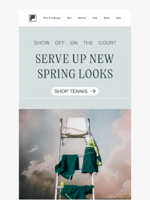 Serve Up New Spring Looks