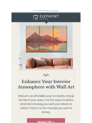 ElephantStock - Wall Art Tips You’ll Love 🖼️🖼️