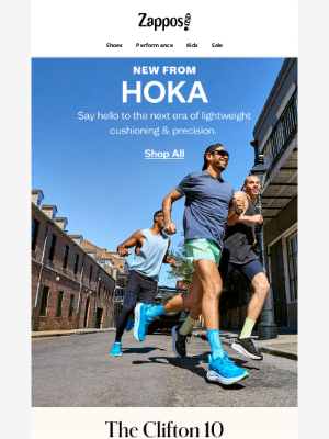 Zappos - NEW: HOKA Clifton 10
