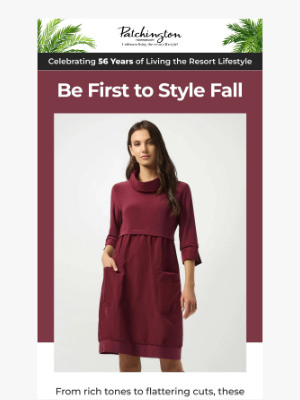 Patchington - Ease into Fall with Joseph Ribkoff 🍂✨