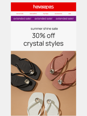 Havaianas - summer shine sale extended!