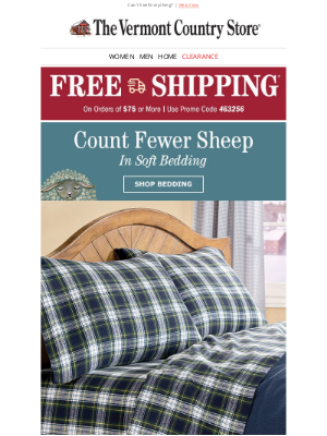 Vermont Country Store - Free shipping + You’re getting sleepy…sleeeepy…