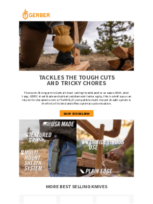 Gerber Gear - The StrongArm Won’t Quit. Will You?