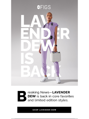 FIGS - Spotted: Lavender Dew