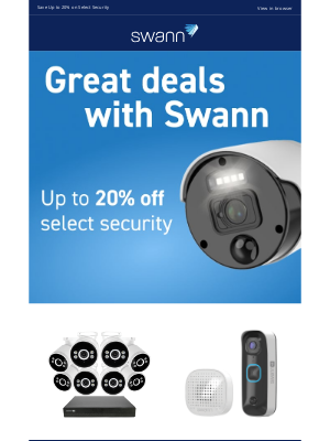 Swann (United Kingdom) - Smart Security. Serious Savings. Shop Now!