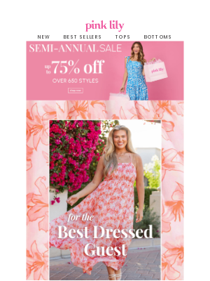 The Pink Lily Boutique - for the best dressed guest
