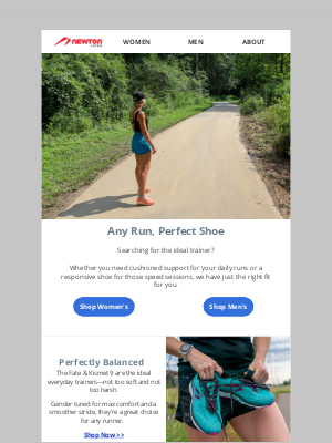 Newton Running - Ready to Find Your Perfect Trainer?
