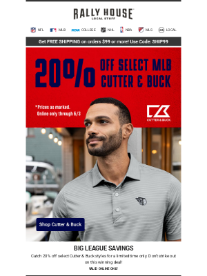 Rally House - BIG League Savings 🔥 | 20% Off Select Diamondbacks Styles 👀